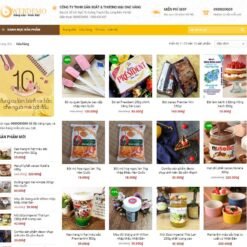 mẫu thiết kế website shop 4